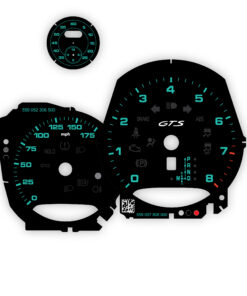 Custom Order: Porsche Macan GTS Gauge Faces Set + Sport Chrono