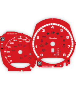 For Porsche Macan Turbo: Gauge Faces - OPTIONS – Guards Red