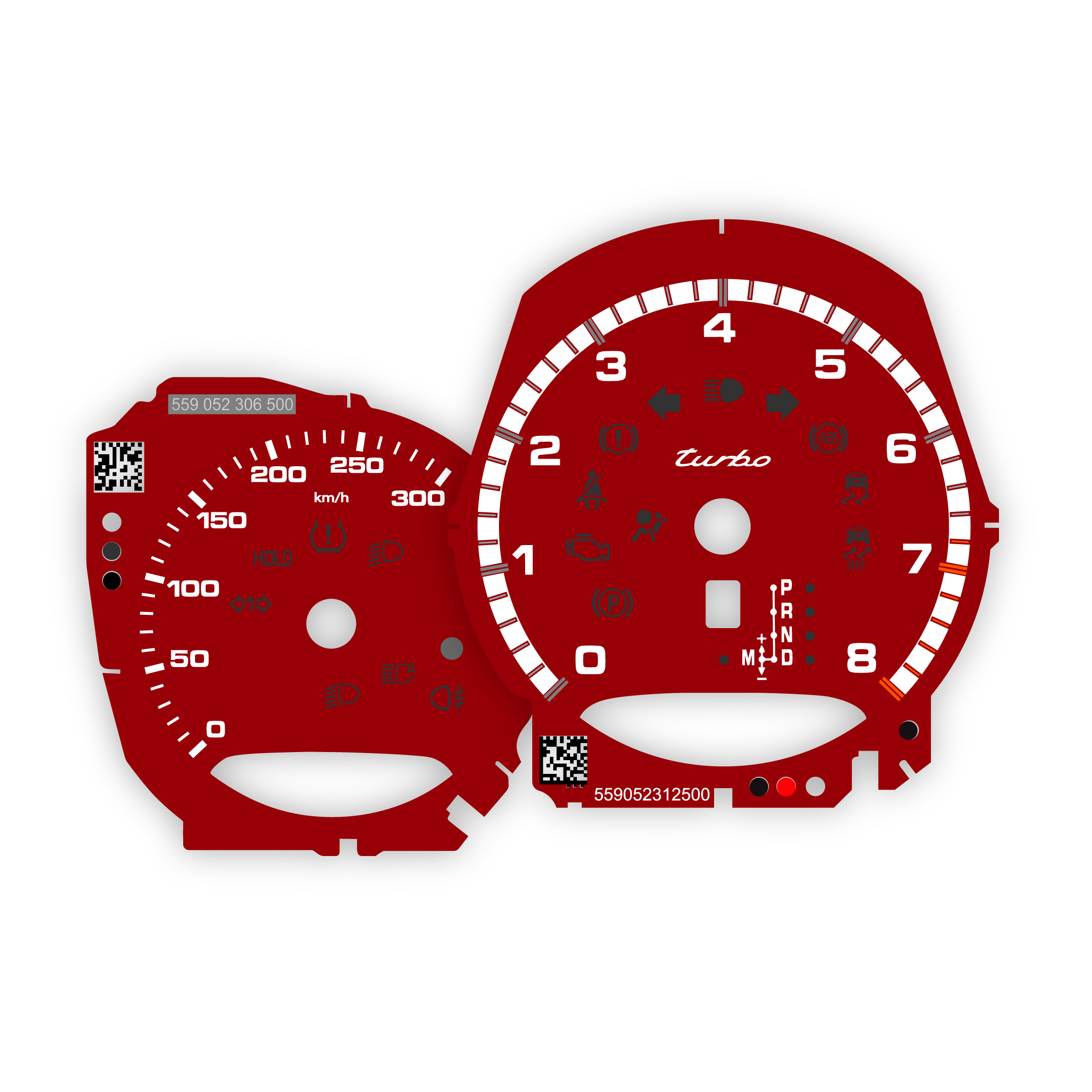 Porsche-Macan-Turbo-gaugefaces-fullset-Carmine-Red-EU
