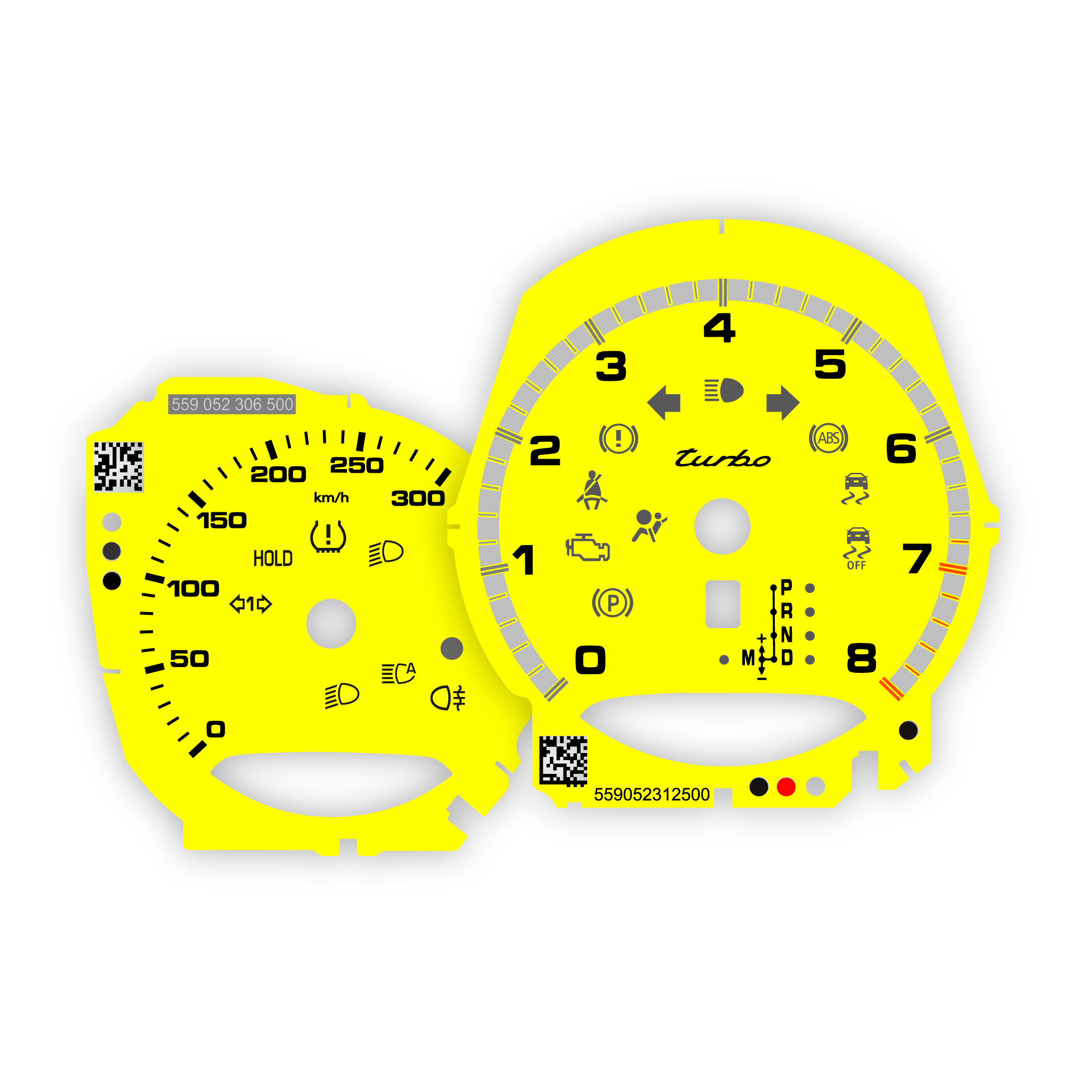 Porsche-Macan-Turbo-gaugefaces-fullset-Racing-Yellow-EU