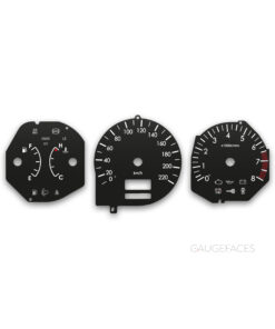 Subaru Forester SG5 (2002–2008) – Gauge Faces – Black