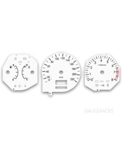 Subaru Forester SG5 (2002–2008) – Gauge Faces – White