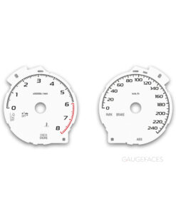Subaru Forester SK (2018-2021) – Gauge Faces – White