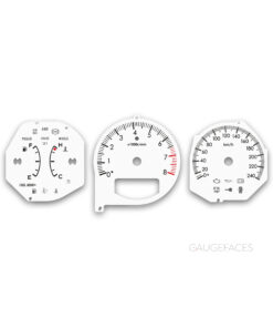 Subaru Forester STi SG (2004-2008) – Gauge Faces – White