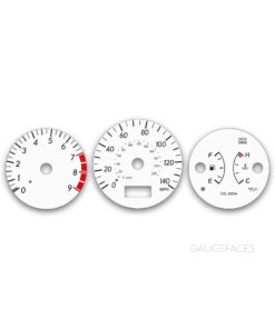 Subaru Impreza GD / GG (2002–2003) – Gauge Faces – White