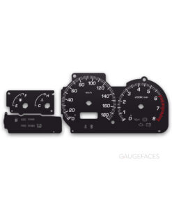 Subaru Impreza GC8 / GF8 (1997-2001) – Gauge Faces – Black