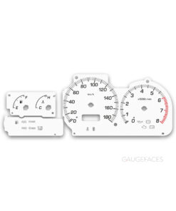 Subaru Impreza GC8 / GF8 (1997-2001) – Gauge Faces – White