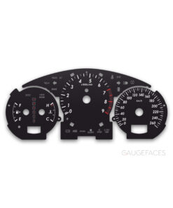 Subaru Impreza WRX STi (2000-2007) – Gauge Faces – Black