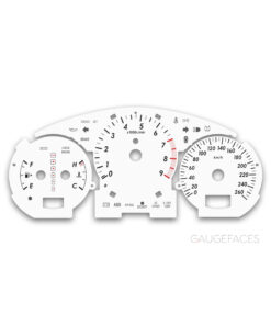 Subaru Impreza WRX STi (2000-2007) – Gauge Faces – White