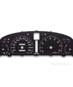 Subaru Legacy BF5 (1989–1993) – Gauge Faces – Black