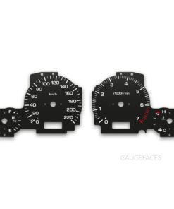 Subaru Legacy BH5 (1998–2003) – Gauge Faces – Black