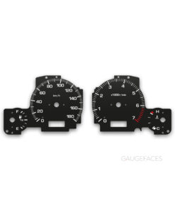 Subaru Legacy Lancaster (1998-2004) – Gauge Faces – Black