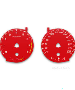 Subaru Outback BS / Subaru Legacy V (2014–2020) – Gauge Faces – Red