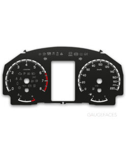 Suzuki Baleno II (2015-2022) – Gauge Faces – Black