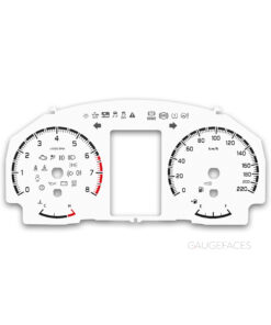 Suzuki Baleno II (2015-2022) – Gauge Faces – White