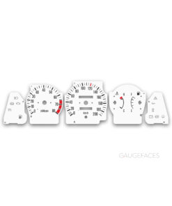 Suzuki Baleno EG (1995-2002) – Gauge Faces – White