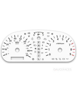 Suzuki Every DA52 DB52 DA62 (1999–2001) – Gauge Faces – White
