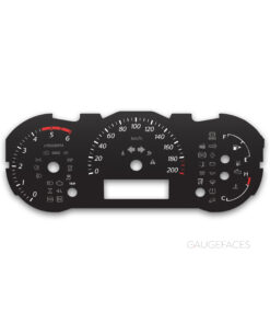 Suzuki Grand Vitara (1998-2005) – Gauge Faces – Black