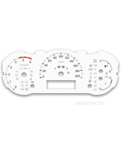 Suzuki Grand Vitara (1998-2005) – Gauge Faces – White
