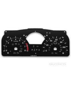 Suzuki Jimny Type 5–10 JB23 / JB43 (2005-2018) – Gauge Faces – Black