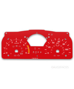 Suzuki Jimny Type 5–10 JB23 / JB43 (2005-2018) – Gauge Faces – Red