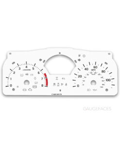 Suzuki Jimny Type 5–10 JB23 / JB43 (2005-2018) – Gauge Faces – White