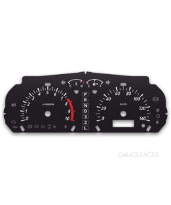 Suzuki Jimny Type 1-4 JB23 / JB33 / JB43 (1998-2005) – Gauge Faces – Black