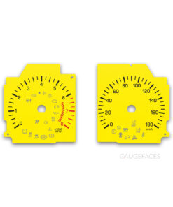 Suzuki Jimny Sierra JB74 / JB64 (2018-2022) – Gauge Faces – Yellow