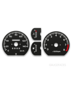 Suzuki Samurai SJ410 / SJ413 (1988–1995) – Gauge Faces – Black