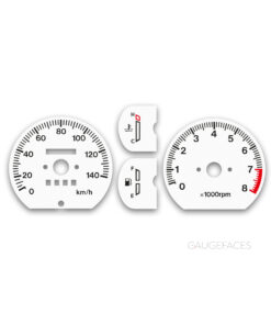 Suzuki Samurai SJ410 / SJ413 (1988–1995) – Gauge Faces – White
