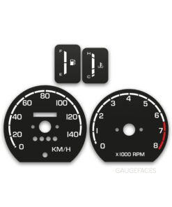 Suzuki Samurai SJ410 / SJ413 (1986-1988) – Gauge Faces – Black