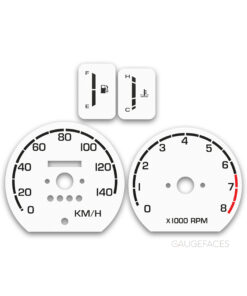 Suzuki Samurai SJ410 / SJ413 (1986-1988) – Gauge Faces – White