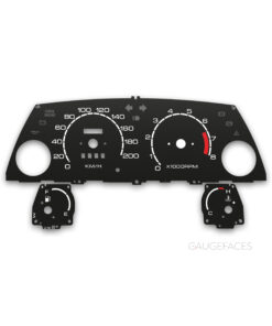 Suzuki Swift (1989-1996) – Gauge Faces – Black