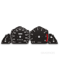 Suzuki Swift (1996-2005) – Gauge Faces – Black