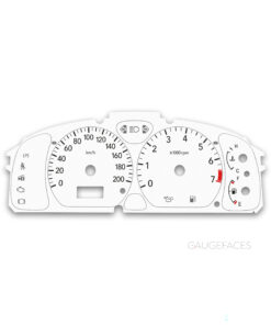 Suzuki Wagon R MC21S / MC22S (2002-2003) – Gauge Faces – White