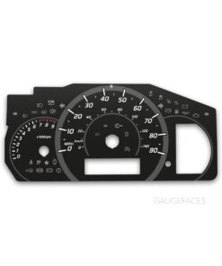 Suzuki Wagon R IV MH23S (2008–2012) – Gauge Faces – Black