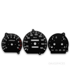 Suzuki Wagon R Plus EM (1997-2000) – Gauge Faces – Black