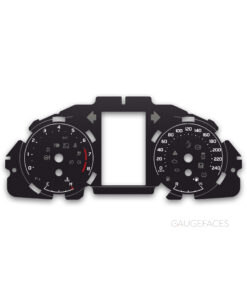 Toyota Auris E180 (2012–2018) – Gauge Faces – Black