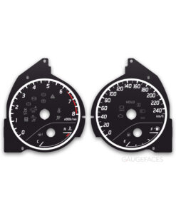 Toyota Camry XV70 (2018–2022) – Gauge Faces – Black