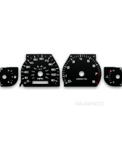 Toyota Chaser JZX100 (1996-1998) – Gauge Faces – Black