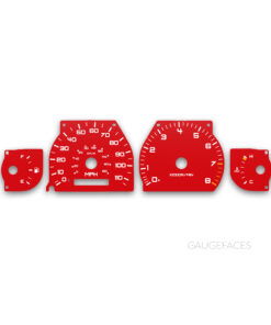 Toyota Chaser JZX100 (1996-1998) – Gauge Faces – Red