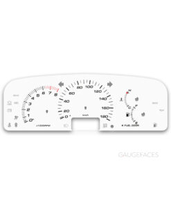 Toyota Corolla CE (2005-2008) – Gauge Faces – White