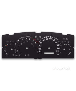 Toyota Corolla E120 (2000-2007) – Gauge Faces – Black