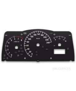 Toyota Corolla Verso (2001-2009) – Gauge Faces – Black