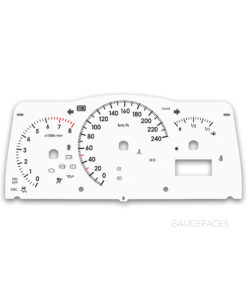 Toyota Corolla Verso (2001-2009) – Gauge Faces – White