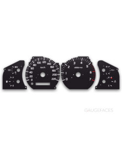 Toyota Land Cruiser 100 Series (1998–2007) – Gauge Faces – Black