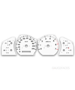 Toyota Land Cruiser 100 Series (1998–2007) – Gauge Faces – White