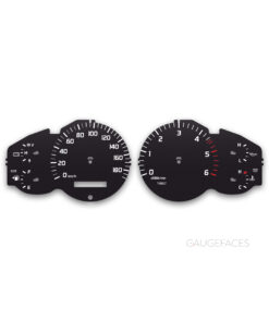 Toyota Land Cruiser 105 Series (1998–2007) – Gauge Faces – Black