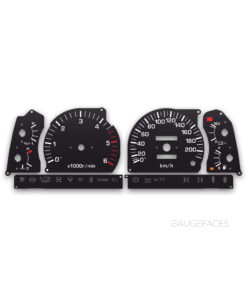Toyota Land Cruiser 80 Series (1989–1998) – Gauge Faces – Black