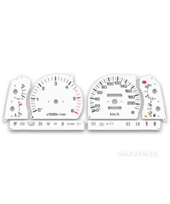 Toyota Land Cruiser 80 Series (1989–1998) – Gauge Faces – White